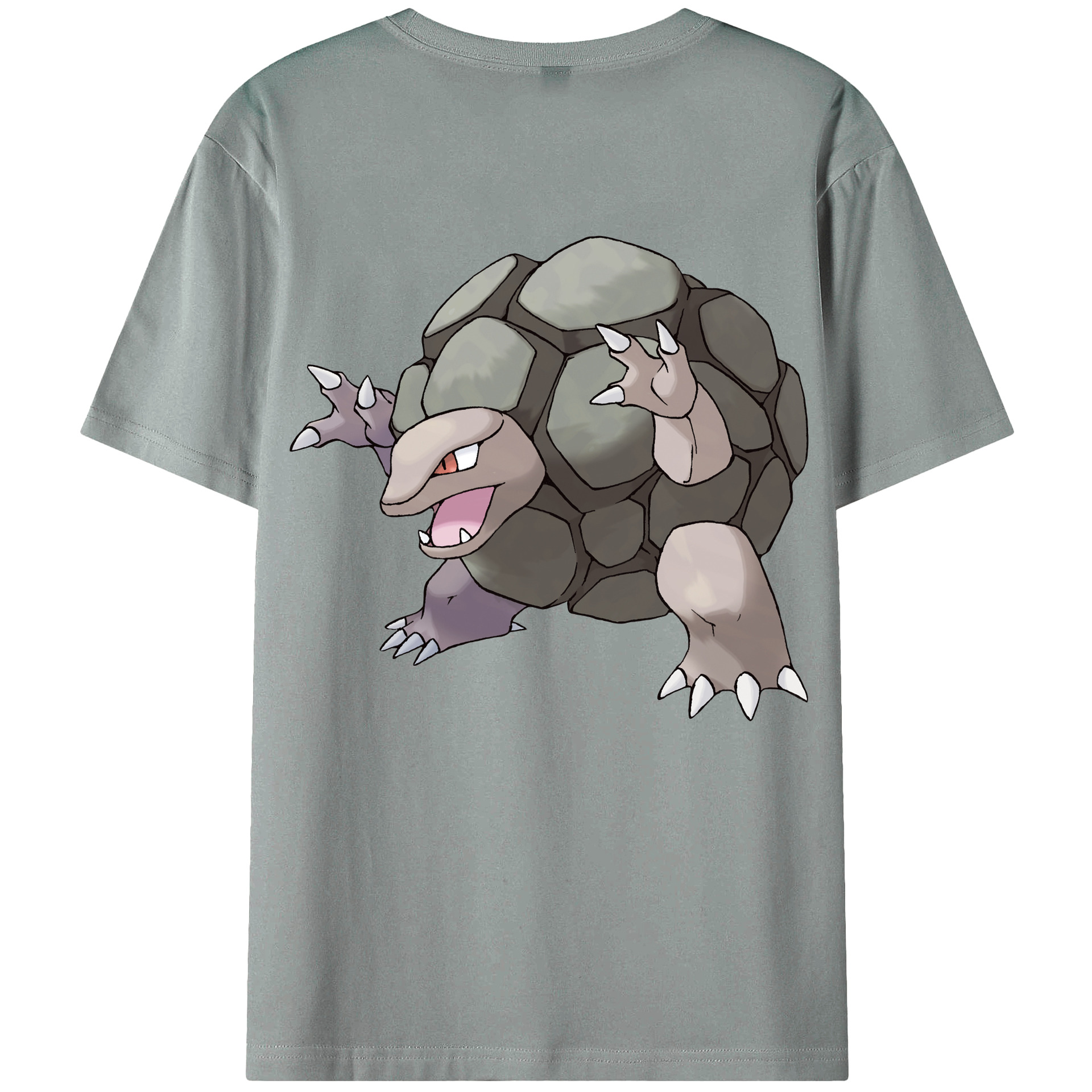 （画像用） ポケットモンスター Pokémon 綿100％ メンズ半袖Tシャツ（バックプリント） 通気性
